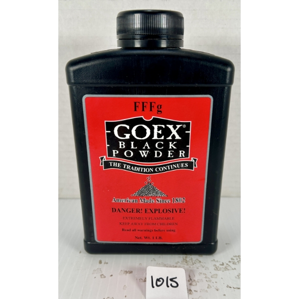 POWDER: 1 LB GOEX BLACK POWDER - FFFG