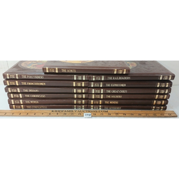 LOT OF 13 - "THE OLD WEST" TIME LIFE BOOKS - "THE RAILROADERS", "THE WOMEN", "THE SCOUTS", ETC