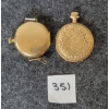 Image 2 : LOT OF 2 -   RYRIE "ST JAMES" GOLD FILLED WRISTWATCH FACE & NEW ENGLAND "QUEEN MAB" WATCH PART