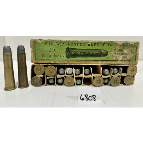 AMMO: 20X REM-UMC .40-60 WIN - 210 GR LEAD