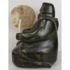 Image 4 : DRUMMER BY L. AKPALIAK - SIGNED - STONE & BONE