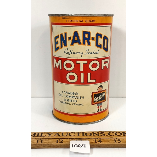 EN-AR-CO MOTOR OIL QT CAN
