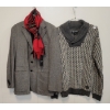 Image 2 : LOT OF 5 - WOMEN'S MINIMUM, SPLIT & EWU SWEATERS, JACKETS & SCARF - FT SALVATORE, TIMKO, ETC