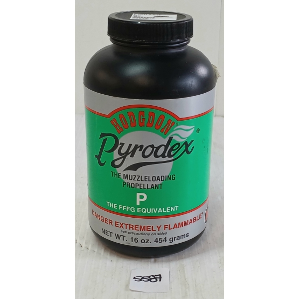 POWDER: HODGDON PYRODEX P FFFG POWDER - 1LBS - SEALED