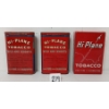 Image 3 : LOT OF 3 - HI-PLANE TOBACCO TINS & SEALED TOBACCO BOX