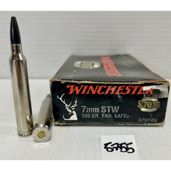 AMMO: 20X WINCHESTER 7 MM STW 160GR. SP