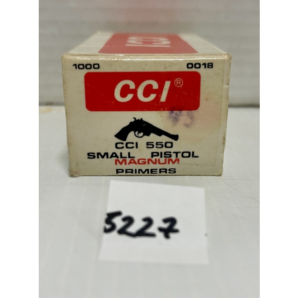 PRIMERS: 1000X CCI  NO550 SMALL PISTOL MAGNUM