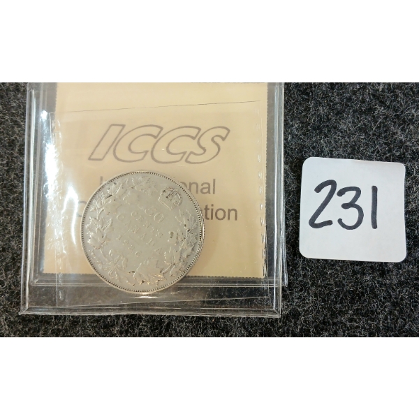 1936 CDN 50 CENT SILVER COIN