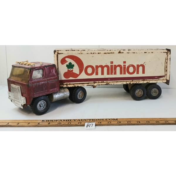 ERTL PRESSED STEEL DOMINION TRUCK & TRAILER