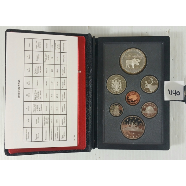1985 RCM DOUBLE DOLLAR PROOF SET