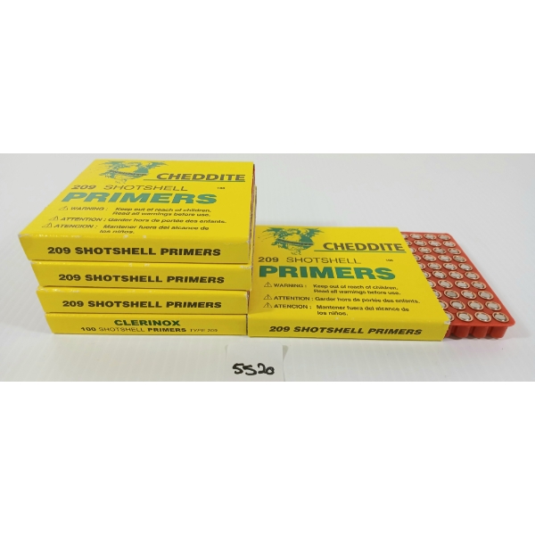 PRIMERS: 500X CHEDDITE 209 SHOTSHELL PRIMERS