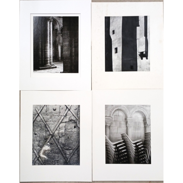 LOT OF 4 - "PILLARS," "CHAIRS," "DOOR" & UNTITLED BY HOWARD BOND - PHOTOGRAPHS