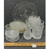Image 1 : JOB LOT - CUT GLASS / CRYSTAL DISHES - INCL MINT DISHES & CAKE PLATE