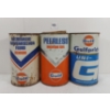 Image 1 : LOT OF 3 - GULF MOTOR OIL & TRANSMISSION QT CANS