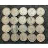 Image 2 : LOT OF 20 - 1945-1966 CDN 25 CENT COINS