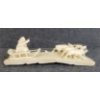 Image 6 : REINDEER SLEIGH SCENE BY UNKNOWN ARTIST - BONE