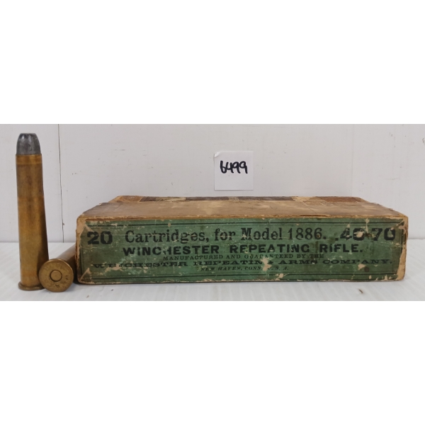 AMMO: 20X WINCHESTER .40-70 - 70GRS