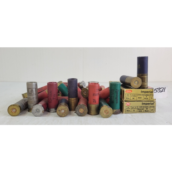 AMMO: 47X MIXED 12GA - 2-3/4IN - #7-1/2 & BUCK