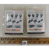 Image 2 : LOT OF 2 - MILLET 1IN HIGH NICKEL SCOPE RINGS