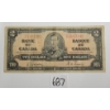 Image 1 : 1937 BANK OF CANADA $2 BANKNOTE