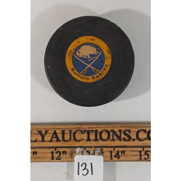 1969-1977 BUFFALO SABRES CONVERSE ART ROSS HOCKEY GAME PUCK
