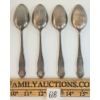 Image 2 : LOT OF 4 - WWII GERMAN WAFFEN-SS SILVER PLATED SPOONS