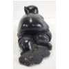Image 5 : MAN HUNTING SEAL BY JOHNNY INUKPUK JR (1930 - 1984) - STONE