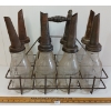 Image 3 : LOT OF 9 - OIL BOTTLES W/ CARRIER
