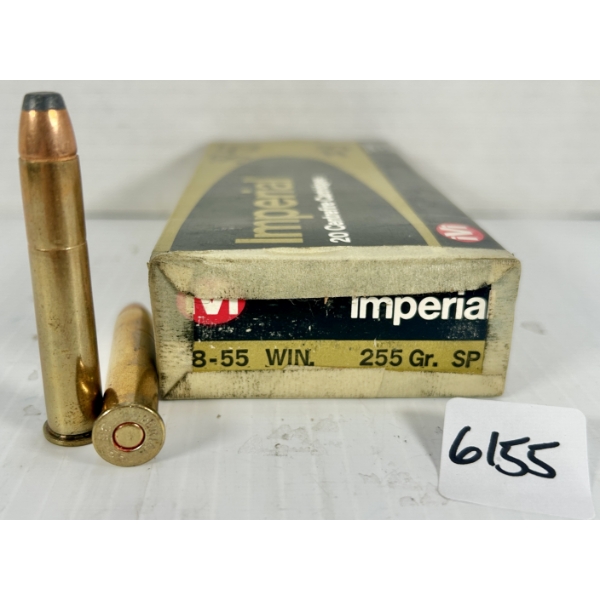 AMMO: 20X IVI .38-55 WIN - 255 GR SP