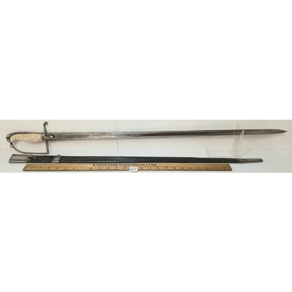 BRITISH MILITARY OFFICER'S DRESS SWORD W/ SCABBARD