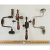 Image 3 : LOT OF 4 - BRACE & BITS / DRILLS - INCL STANLEY 965-10, MILLERS FALLS 77 & STANLEY 803 ETC