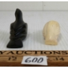 Image 7 : LOT OF 2 - BIRD FIGURES BY UNKNOWN ARTIST - STONE