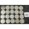 Image 2 : LOT OF 20 - 1951-1965 CDN SILVER 25 CENT COINS