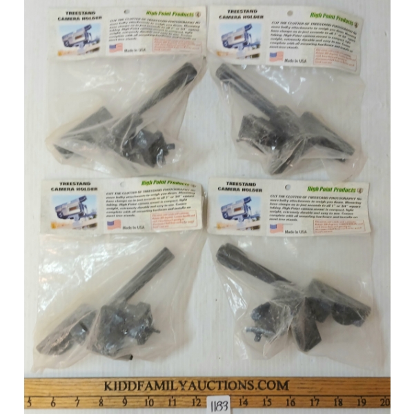 LOT OF 4 - HIGH POINT PRODUCTS TREESTAND CAMERA HOLDERS