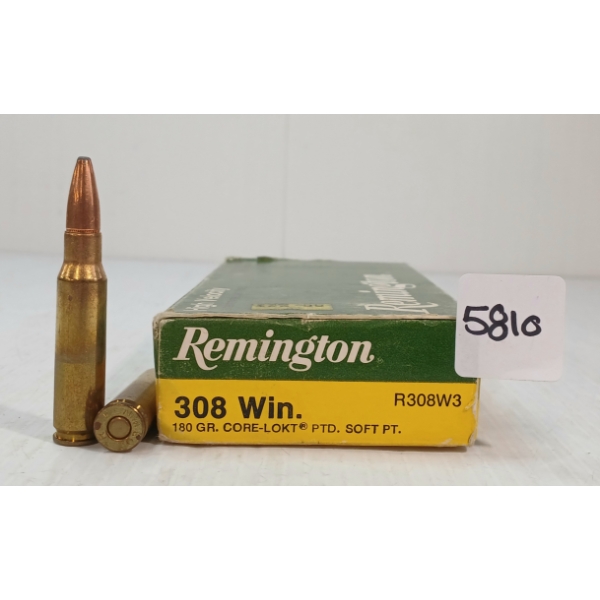 AMM0: 20X REMINGTON .308 WIN -180GR - SOFT PT