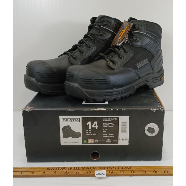 PAIR OF DAKOTA MENS 6IN WORK BOOTS