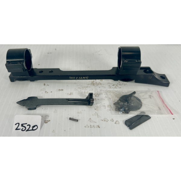 WILLIAMS SAVAGE 99 SCOPE BASE & RINGS, SAVAGE 22 SIGHT PARTS