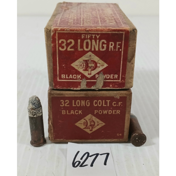 AMMO: APPROX 85X DOMINION .32L - R.F. & C.F.
