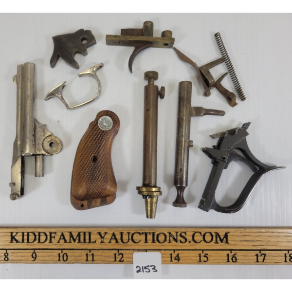 JOB LOT - BLACK POWDER MEASURE, COLT POLICE GRIPS, T/C CONTENDER TRIGGER ASSEMBLY