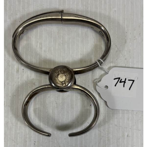 1870's NWMP "COME-ALONG" WRIST RESTRAINT - WILSON & CO, WARRINGTON ENGLAND 