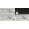 Image 2 : LOT OF 3 - 1986 CDN $5 BANKNOTES - UNCIRCULATED & CONSECUTIVE