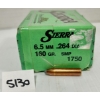Image 1 : BULLETS: 100X SIERRA 6.5 MM - 160 GR SP