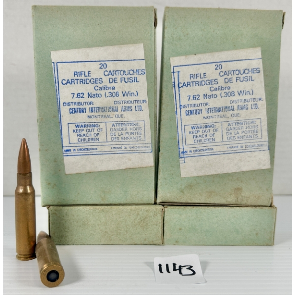 AMMO: 80X ZV 7.62X51 MM - MILITARY FMJ