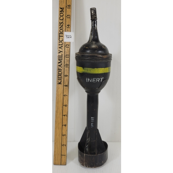 WWII BRITISH PIAT MK. III PRACTICE ANT-TANK MORTAR BOMB - INERT 