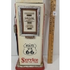 Image 4 : ROUTE US 66 - BATTERY OP CLOCK - GAS PUMP STYLE