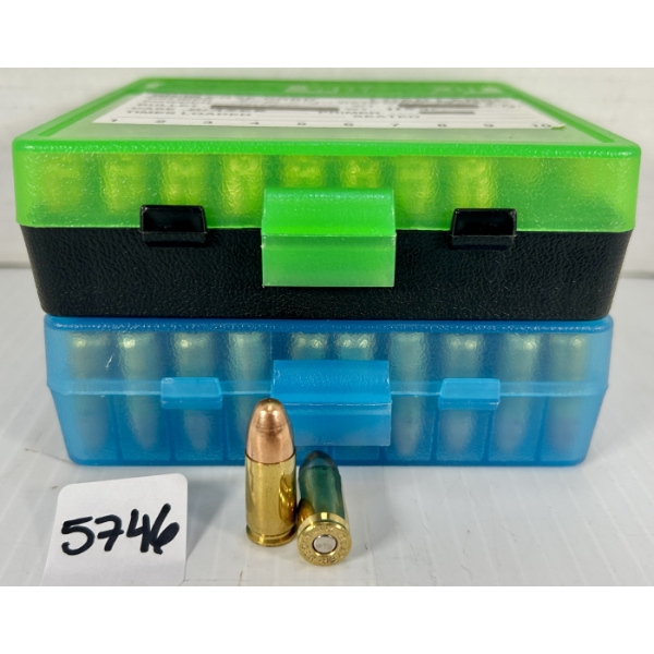 AMMO: 200X 9 MM RELOADS - 115 GR FMJ