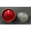 Image 6 : LOT OF 2 - UNMARKED - RED ALUMINUM & CLEAR - SELTZER BOTTLES