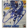 Image 4 : 1991 UDC NHL TORONTO MAPLE LEAFS PETER ZEZEL HOCKEY CARD & PUCK - AUTOGRAOHED