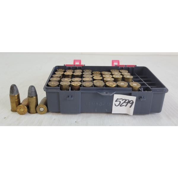 AMMO: 40X MIXED .455COLT - RELOADS IN CASE