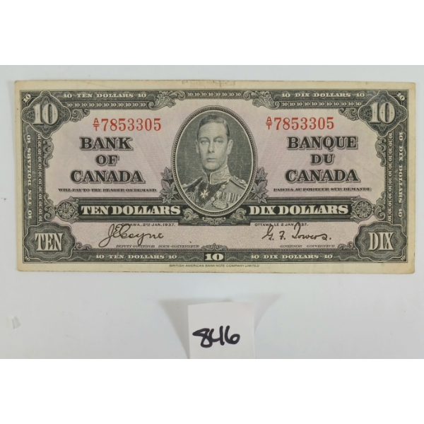 1937 CDN $10 BANKNOTE